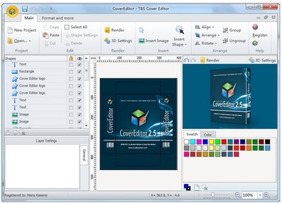 TBS Cover Editor 專業(yè)包裝設(shè)計軟件的設(shè)計與制作